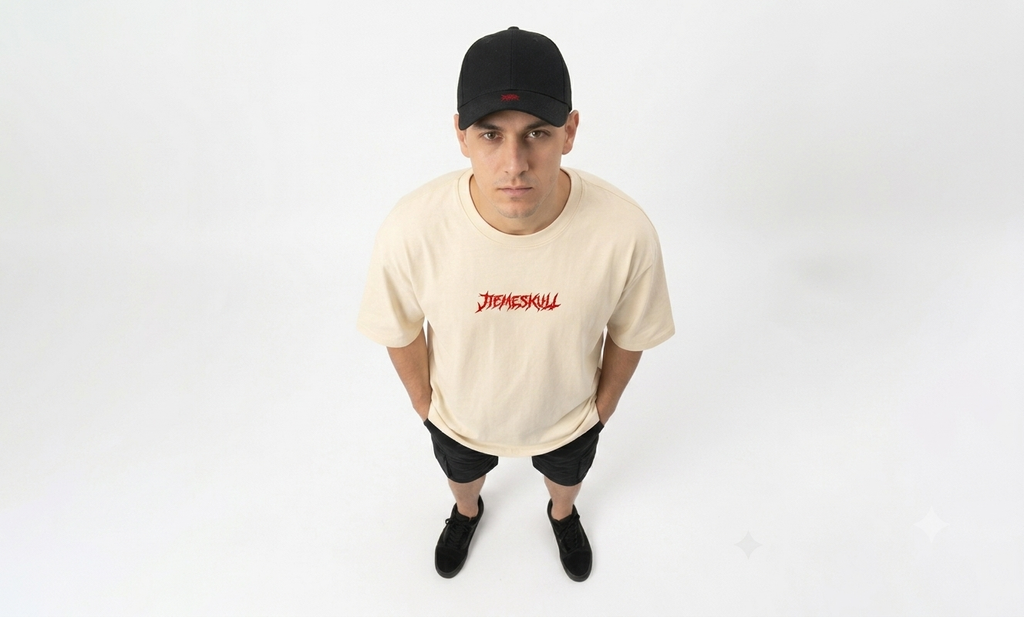Oversized Premium  JIEMESKULL HEART